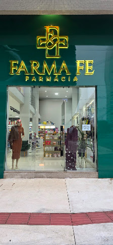 Entrada da Farmácia Farma Fé Barra Sul